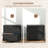 2-Drawer Lockable File Cabinet With Keys, Adjustable Hanging Bar For Letter A4 Legal Size Home Office Storage