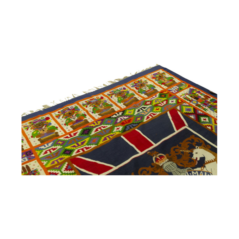 Peruvian Wool Geometric Area Rug