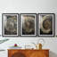 ABSTRACT Series CXCIX - Impression sur mesure encadrée de qualité supérieure - 3 pièces-465568215-465568209