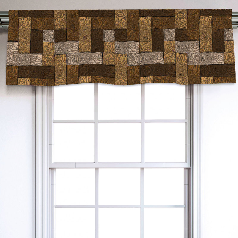 Sateen Ruffled Window Valance