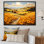Countryside Yellow Fields Patchwork III - Modern Wall Art Living Room