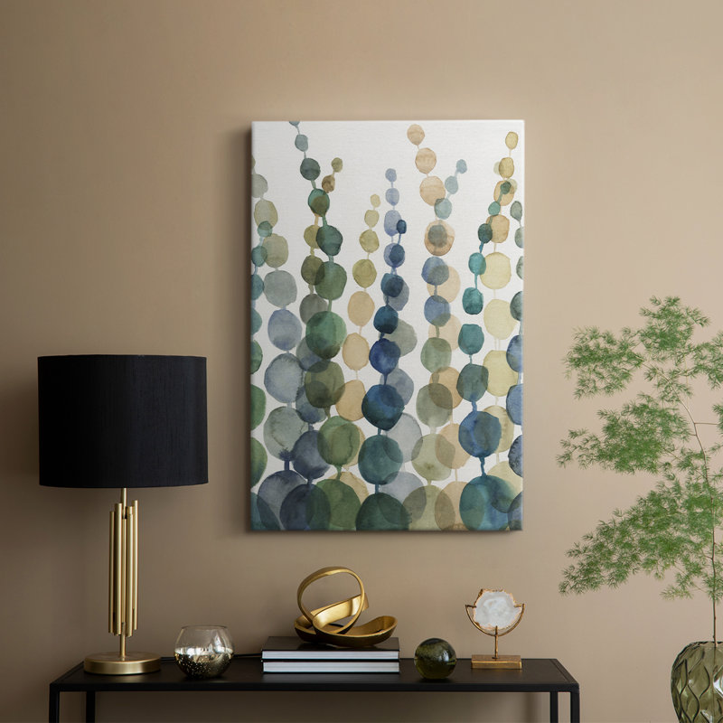 Pompom Botanical I -Gallery Wrapped Cavas, 60" H x 40" W