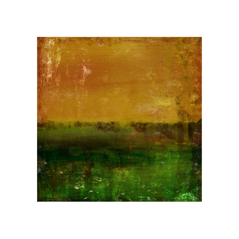 Chroma Horizons VIII Painting by Austin Beiv, Outdoor, 15" H x 15" W