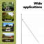 Galvanised Steel Border Fencing-114350621-114350623