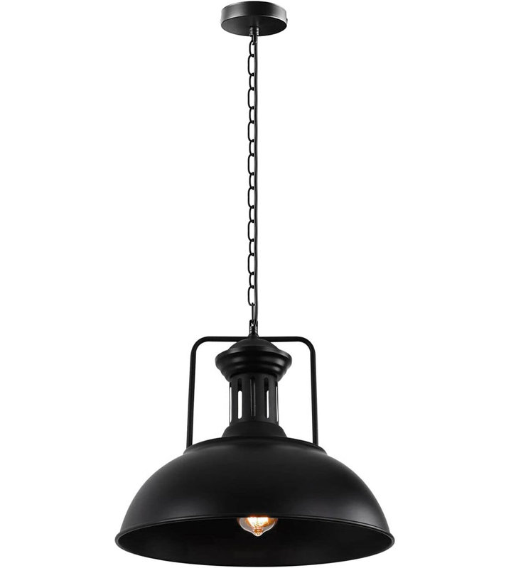 1 - Light Dome Pendant, Black