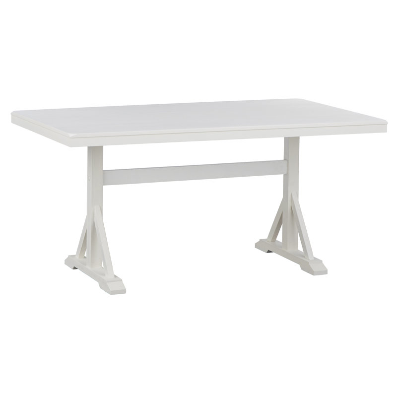 Archivaldo Solid Wood Base Dining Table