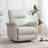 Manual Rocker Recliner Chair For Adults,Rocking Glider Recliner For Small Spaces,PU Leather Rocking Chair For Nursery,Single Sofa Recliner For Home Theater Living Room Bedroom