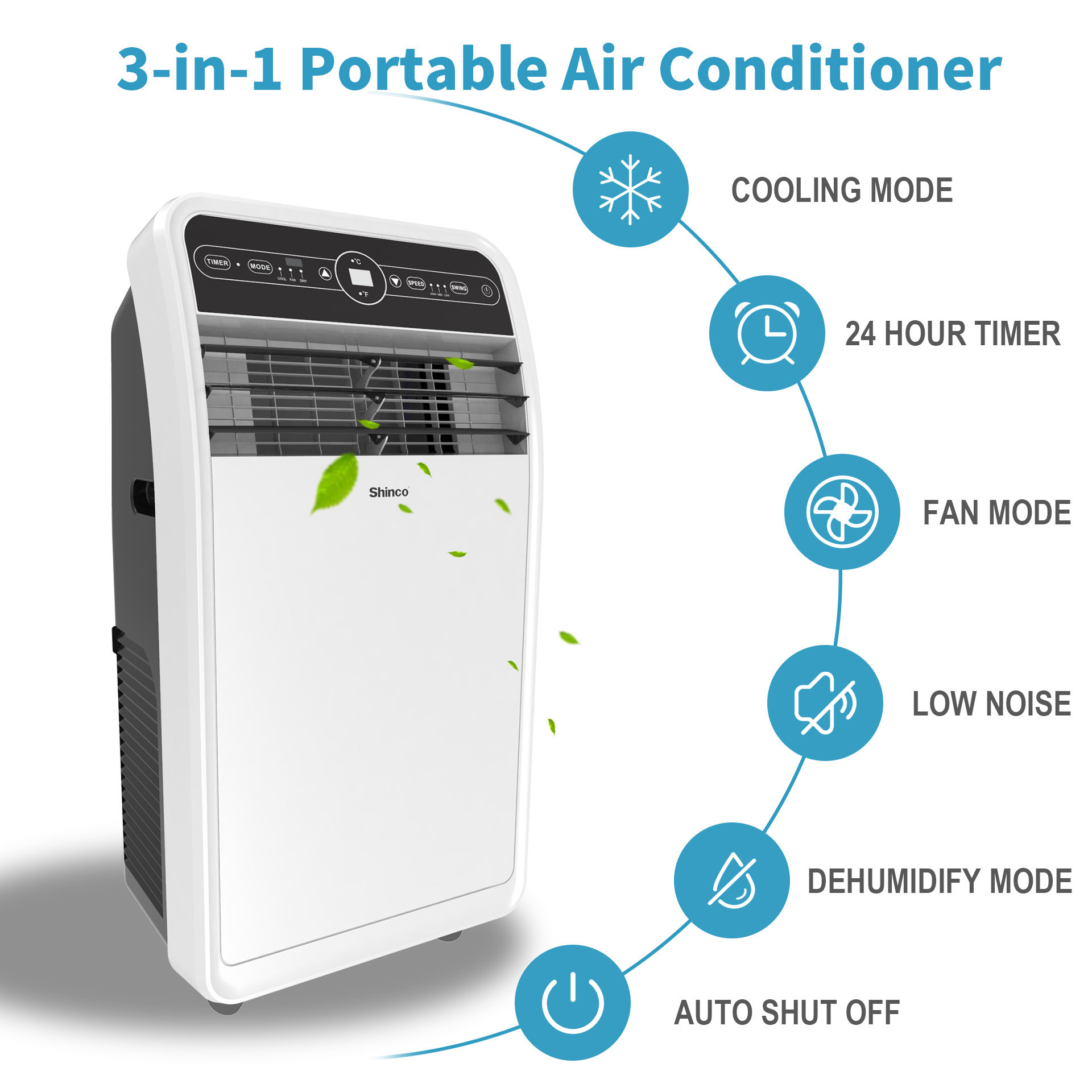 Brand New BLACK+DECKER 10,000 BTU Portable Air Conditioner up to