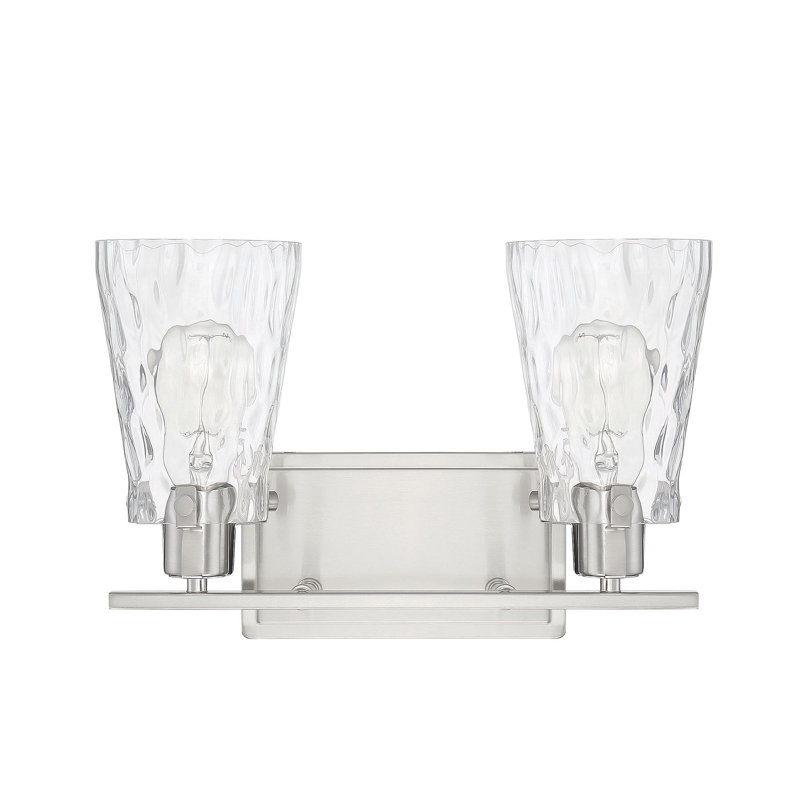 Amabella 4-Light Dimmable Nickel Vanity Light, 9.25" H x 32.5" W x 32.5" D, 4 Lights
