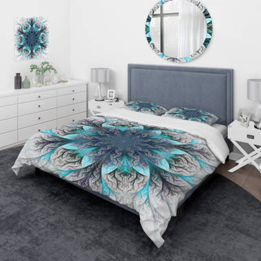 Buy GC GAVENO CAVAILIA Luxury Geometric Duvet Cover, Triangle Bedding Sets  Double size, Comforter Bed Cover, Teal Online at desertcartBahamas