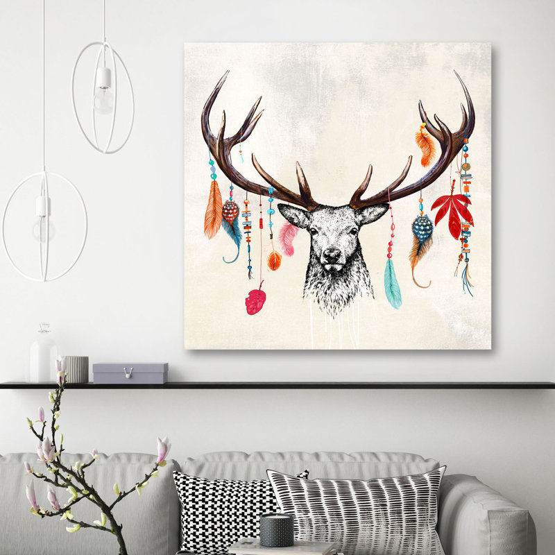 Wild Mesmerizer - Wrapped Canvas Art Prints, 70cm H x 70cm W x 4cm D