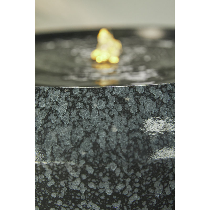 Fountain with Lights, 48cm H x 55cm W x 55cm D
