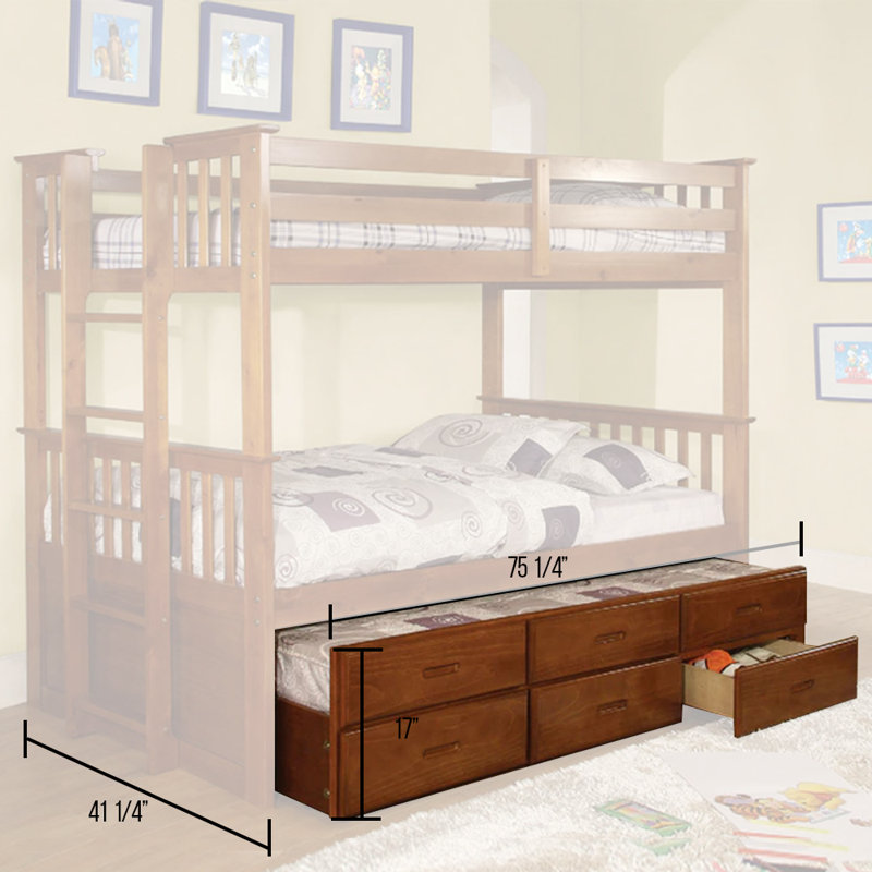 Johson 17" Bed Frame, Oak
