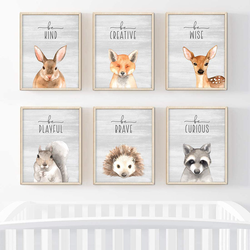 Daily Animals 6 - Piece Paper Print