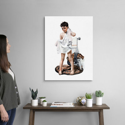 C-L-E-A-N, art mural sur toile