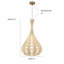 Grand luminaire suspendu Ambry Rattan Coastal Boho