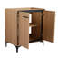 Base de meuble-lavabo 30 po, armoire couleur chêne, rangement spacieux, bois d'ingénierie, portes de conception américaine de 30 po pour les articles,-731259579