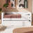 Alarion Boucle Upholstered Daybed with Trundle