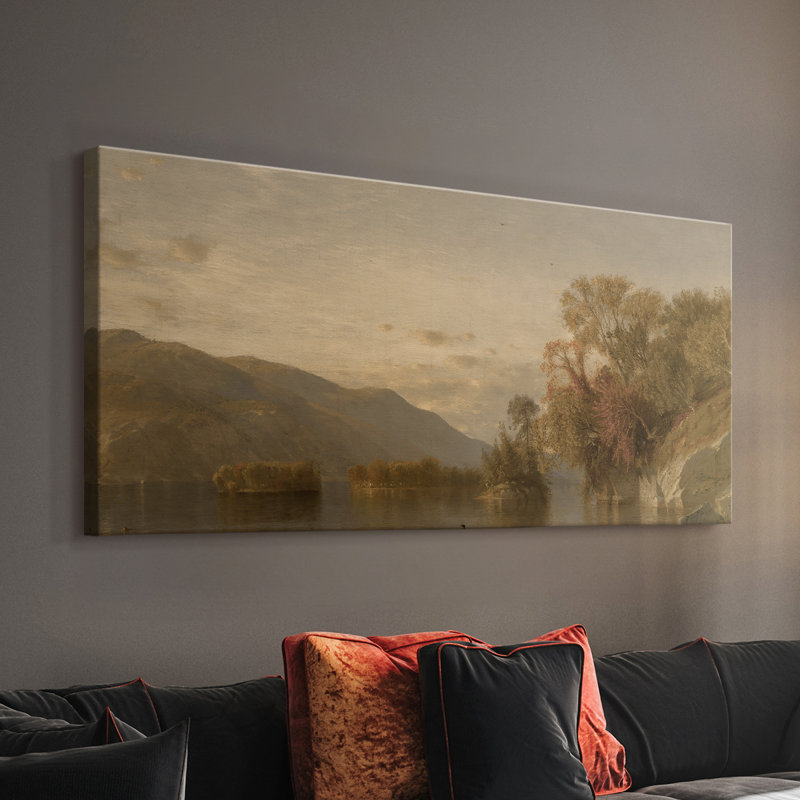 Série paysage - DCCLXII - Toile tendue avec châssis - Prêt à accrocher, H 16 po x l 32 po