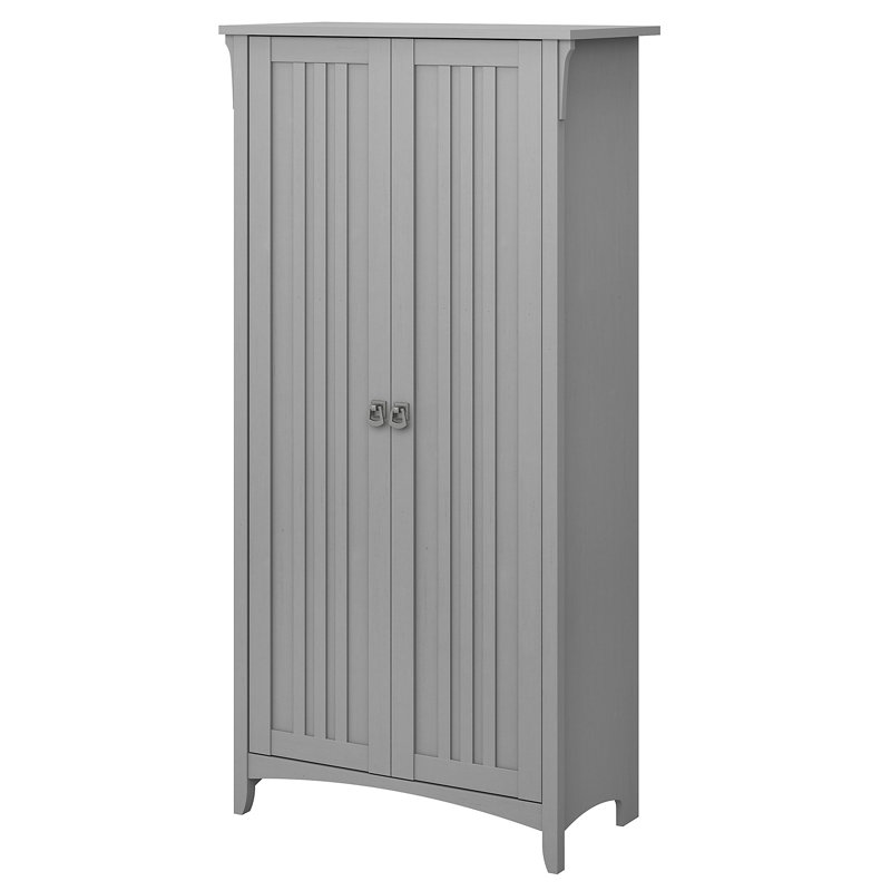 Armoire de rangement à 5 tablettes Pernell, gris