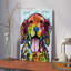 «Dog is Love», impression sur toile tendue-22930095-71540552-71540556