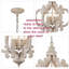 Lustre en bois 6 lumières