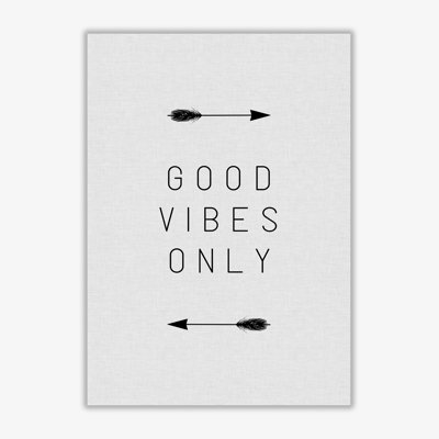 Good Vibes Only Arrow - Print