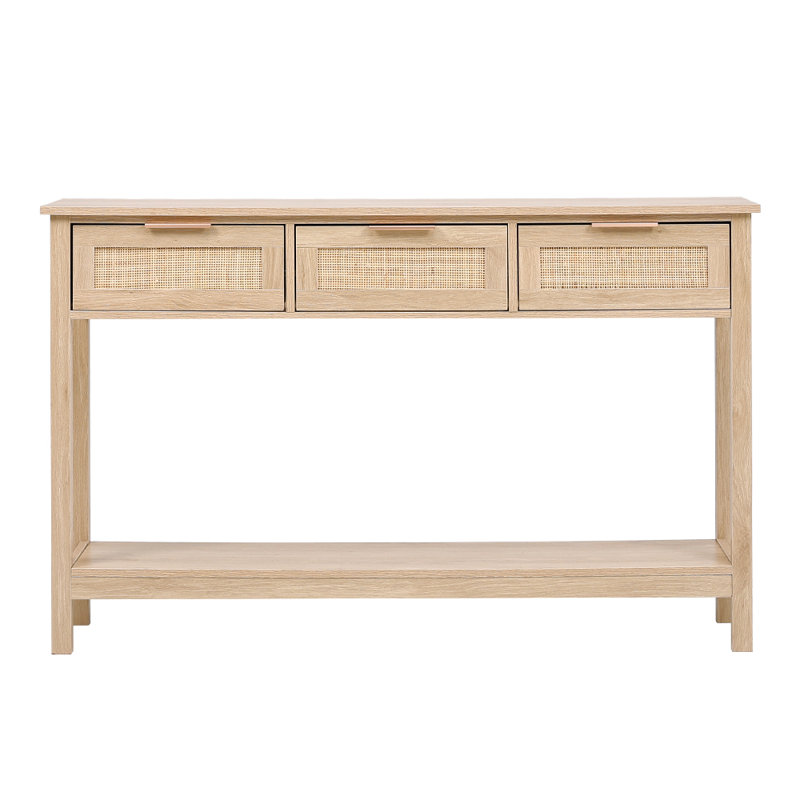 Spahn 130.5cm Unfinished Console Table, 81 H x 130 W x 30 D cm