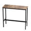 Table de bar hauteur 39 x 16 x 35,5 po, comptoir à café, cuisine, salle à manger, pub avec repose-pieds réglables et utilisations polyvalentes au look contemporain
