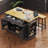 Veralith 53" Kitchen Island Set With 2 Bar Stools, Power Outlet And Drop Leaf-701850292