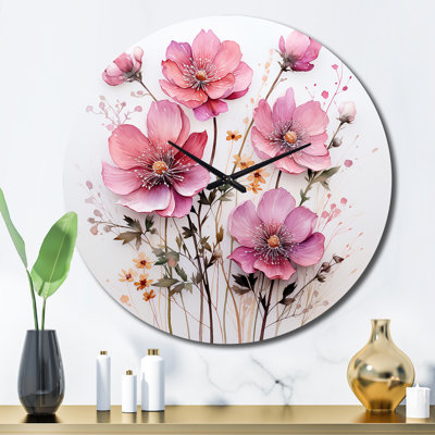 Horloge murale Christol - Abstract Botanicals