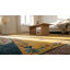 1920s Wool Yellow / Gold Orange Antique Hand Knotted Pile Rectangle Rug