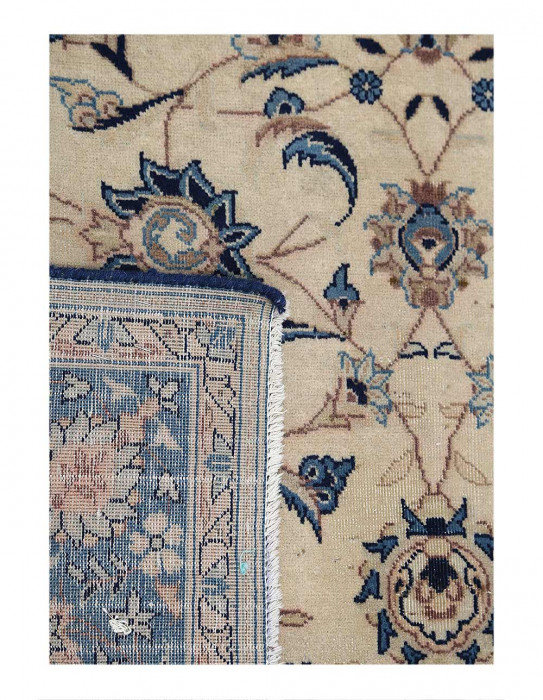 Tapis en laine d'agneau unique 4 pi 8 po x 6 pi 7 po Nataja