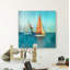 « color tint voilier », peinture sur toile tendue-685502653