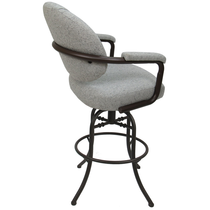 Tabouret de bar et de comptoir pivotant Shrestha, Tabouret de comptoir (siège d'une hauteur de 26 p