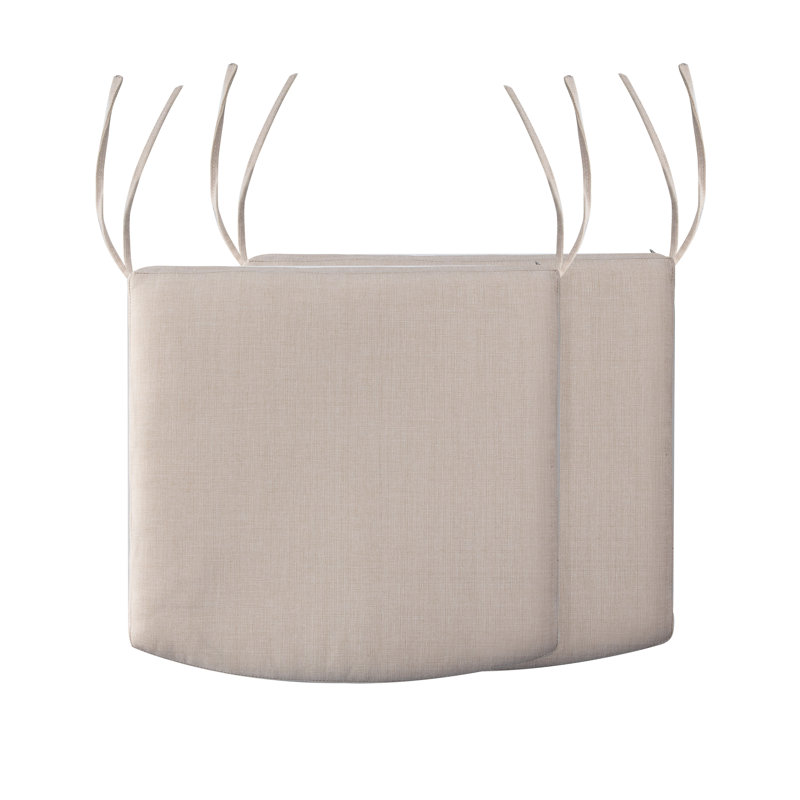 Coussin de siège d'intérieur / d'extérieur, Blanc crémeux