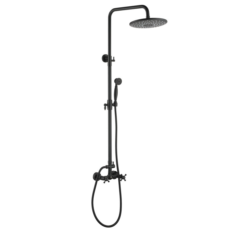 All-In-One Kit with Rough in-Valve, Matte Black