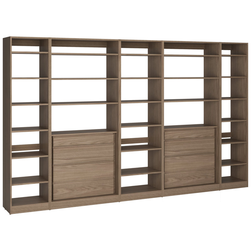 139 1/16" Closet System, Brown