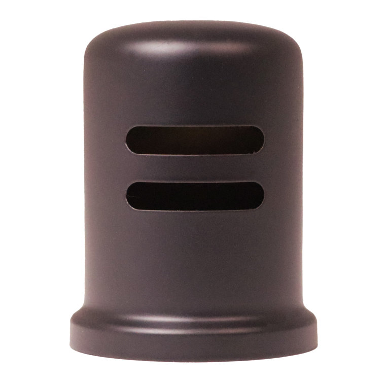 1-3/4" x 2-3/4" Solid Brass Air Gap Cap Only, Skirted