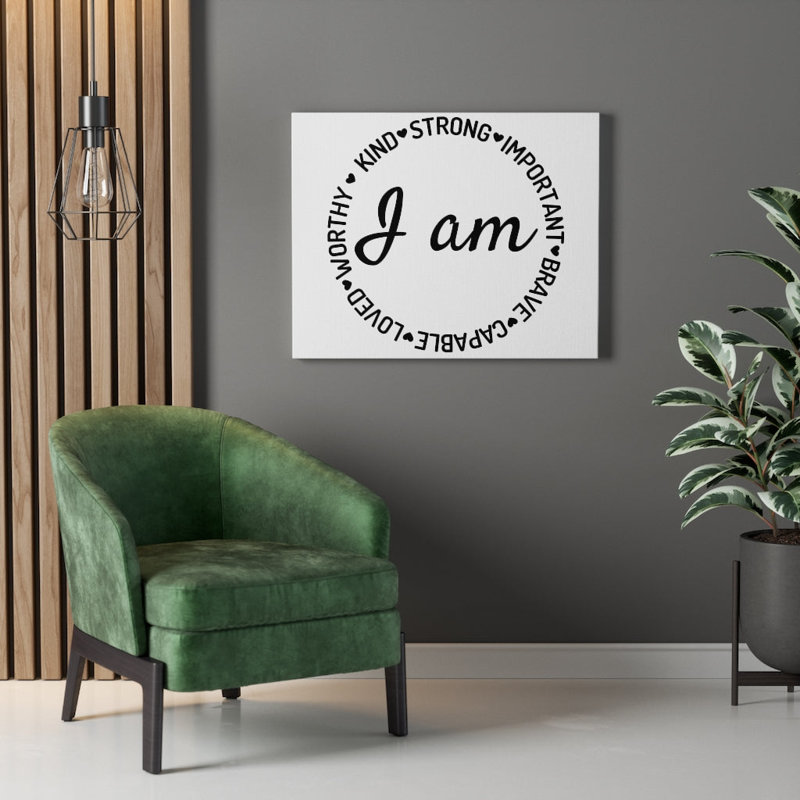 I Am - Wrapped Canvas Print
