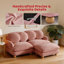 Causeuse en chenille 2 places avec repose-pieds-1668850404