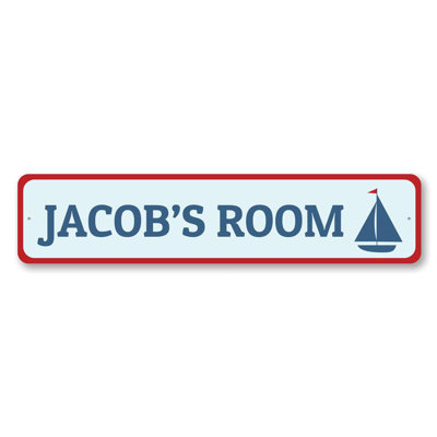 Nautical Kid Room Aluminum Sign