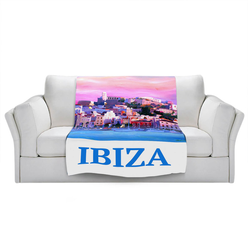 Couverture ibiza affiche , 68 po x 80 po