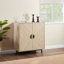 Armoire de rangement avec portes, armoire d'appoint moderne, buffets Decoratio grain de bois pour le salon, la cuisine, le vestibule