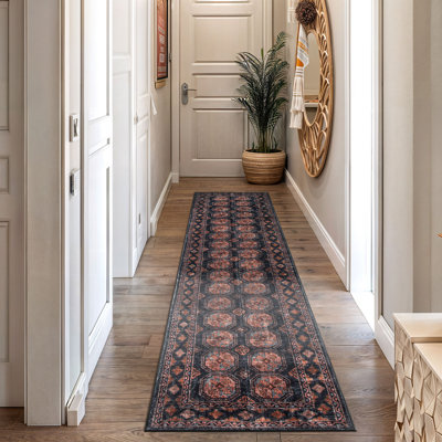 Tapis transitionnel marocain antidérapant lavable