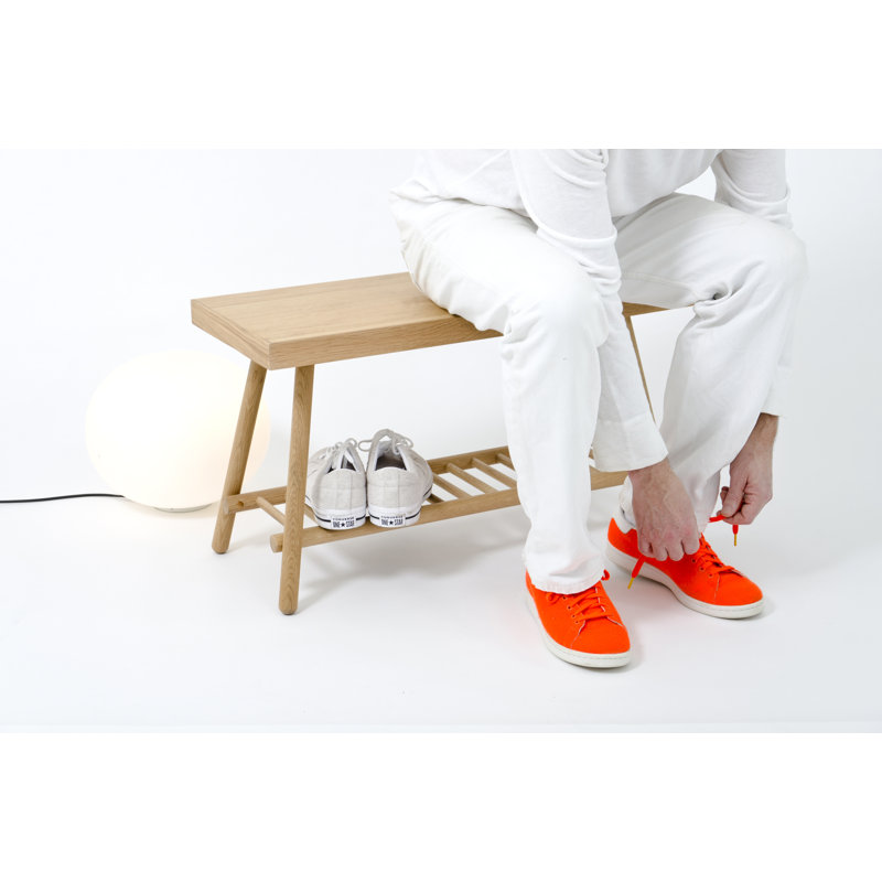 Phillipa Solid Wood Storage Bench