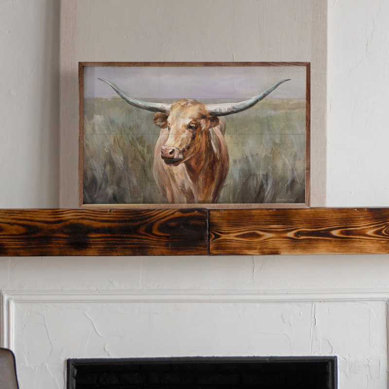 Big Sky Longhorn par Danhui Nai, H 10 po x l 16 po x P 1 po