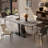Modern Simple Rectangular Sintered Stone Dining Table-110976196