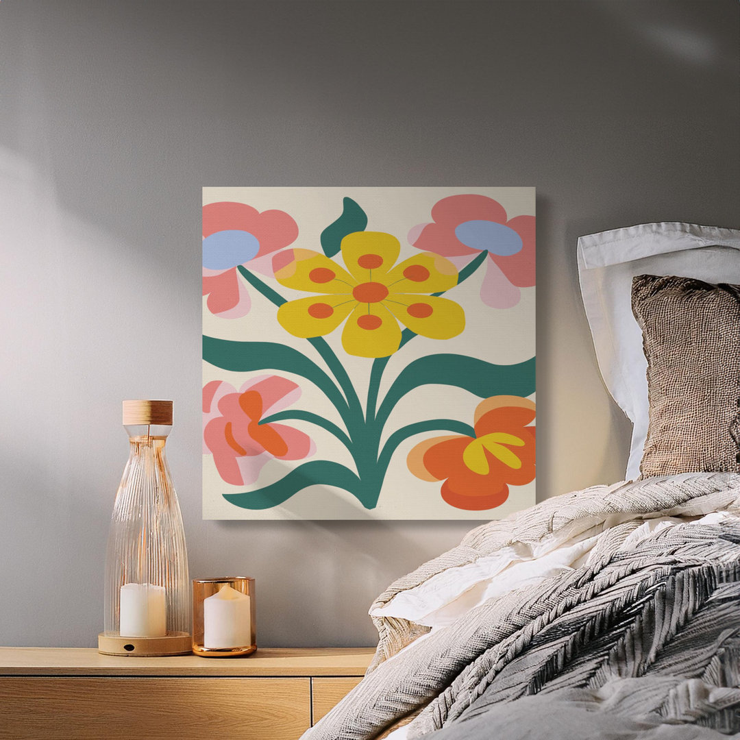 Elegant Floral Botanical Canvas Wall Art