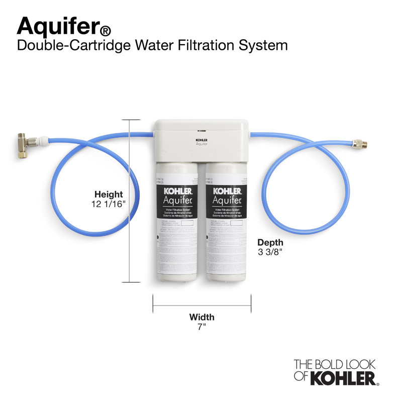 Aquifer Double-Cartridge Water Filtration System